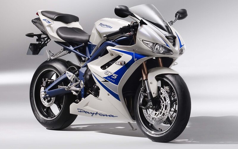 White and Blue Motorcycle — Neutral, Photograph, Seat, Windshield