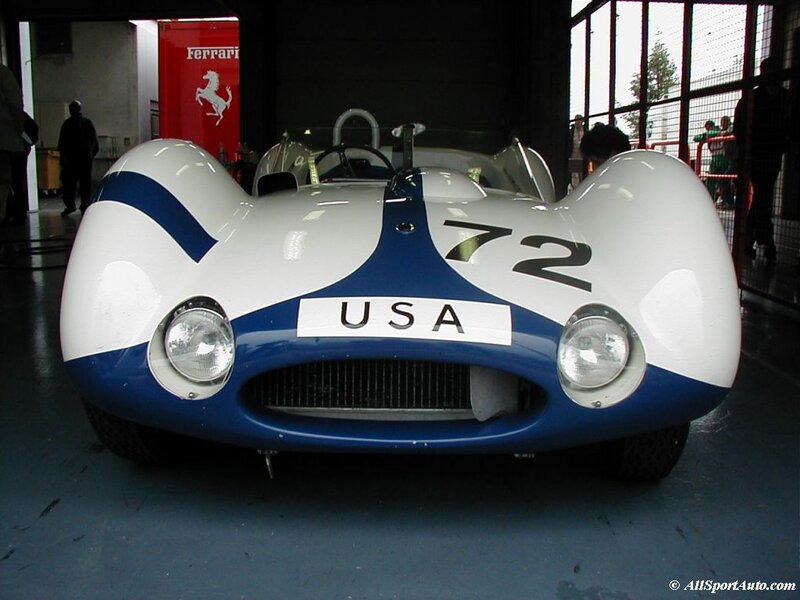 White and Blue Race Car — Calm