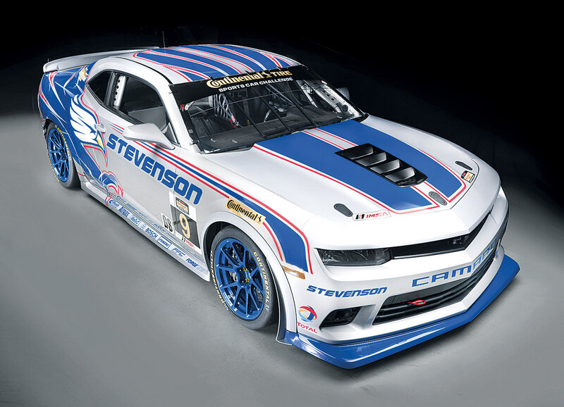 White and Blue Race Car — Dramatic, Photograph, Race Car