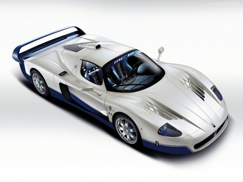 White and Blue Race Car — Dramatic, Photograph, Racing Car