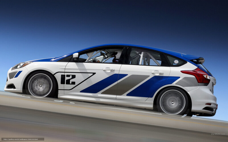 White and Blue Race Car — Dynamic, Afternoon