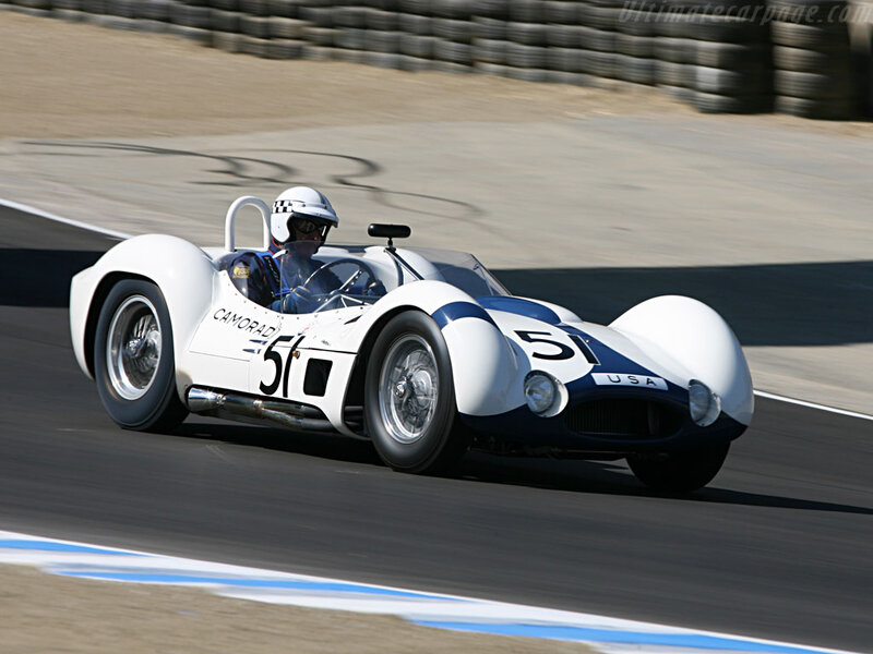 White and Blue Race Car — Dynamic