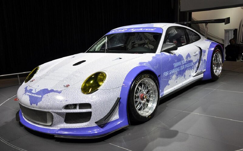 White and Blue Race Car — Neutral, Photograph, Race Car