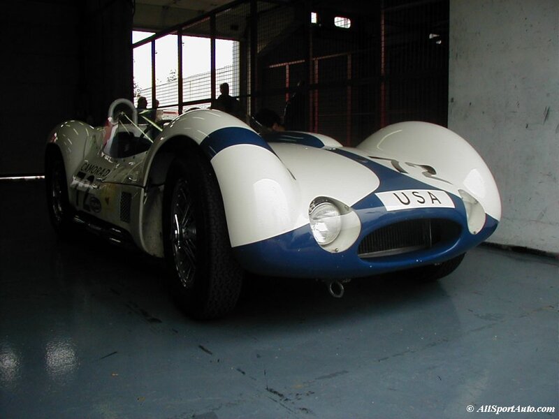White and Blue Race Car — Static