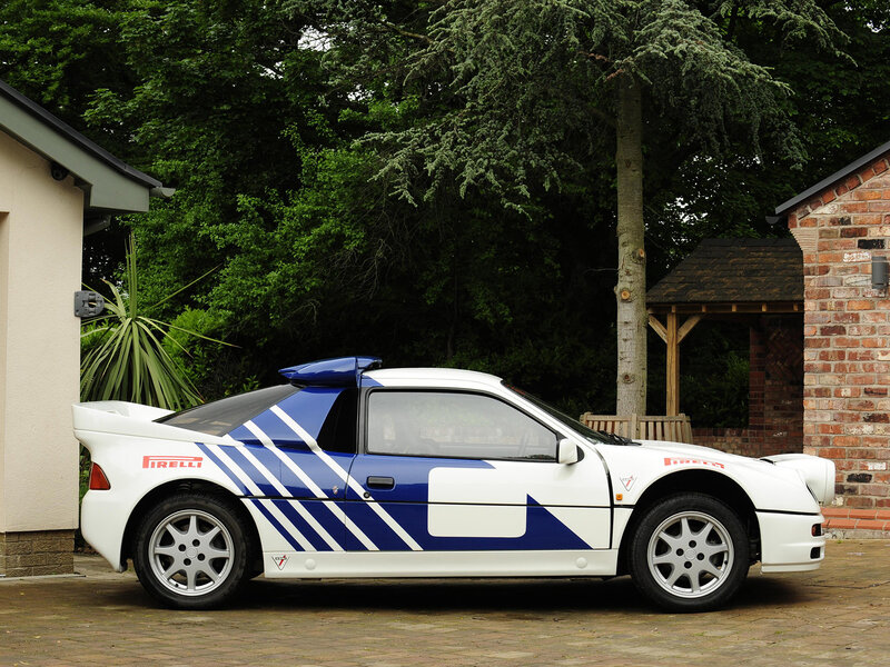 White and Blue Rally Car — Calm