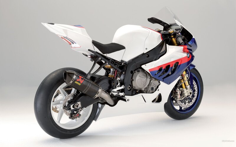white and blue sport motorcycle