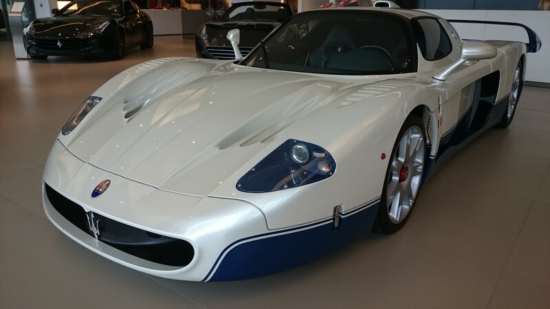 White and Blue Sports Car — Calm, Photograph