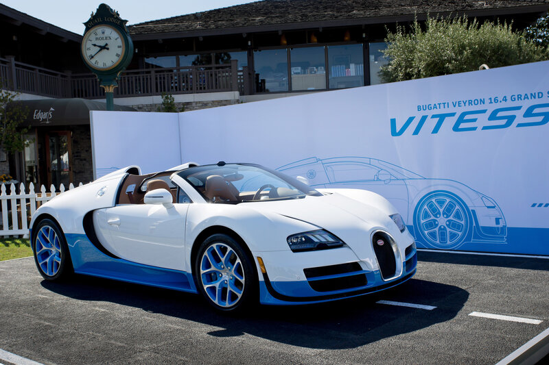 White and Blue Sports Car — Showcase