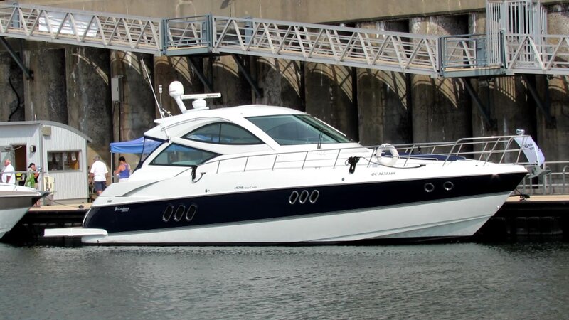 White and Blue Yacht