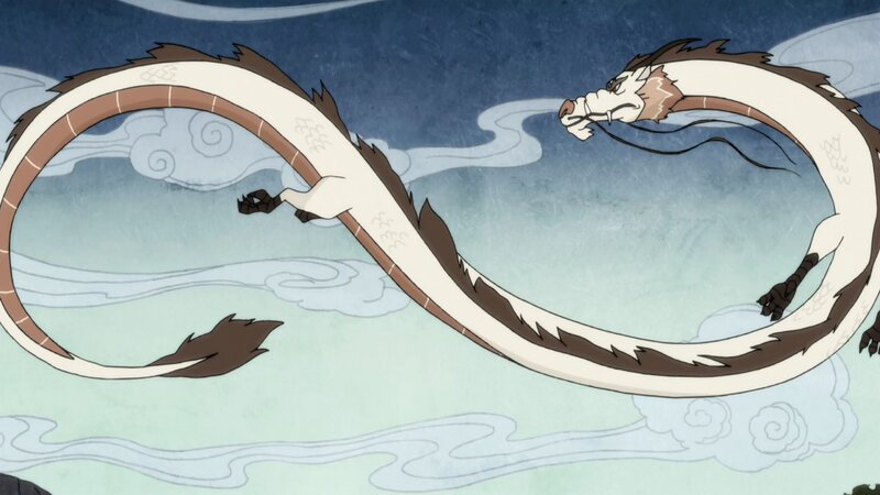 White and Brown Dragon