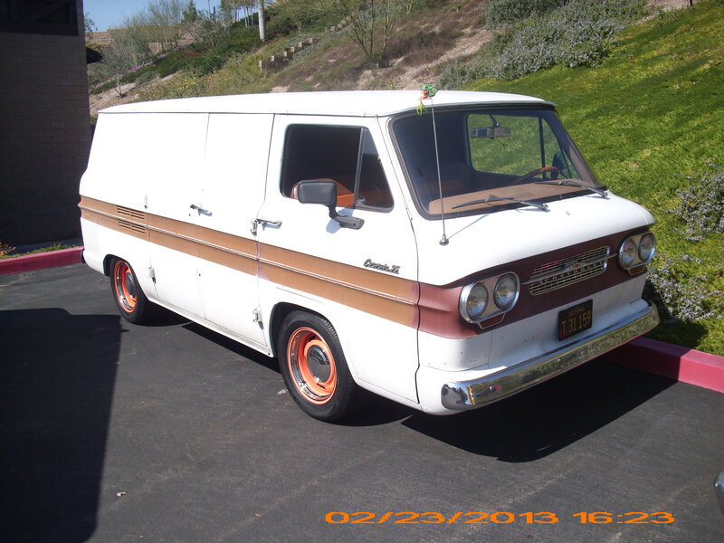 White and Brown Van