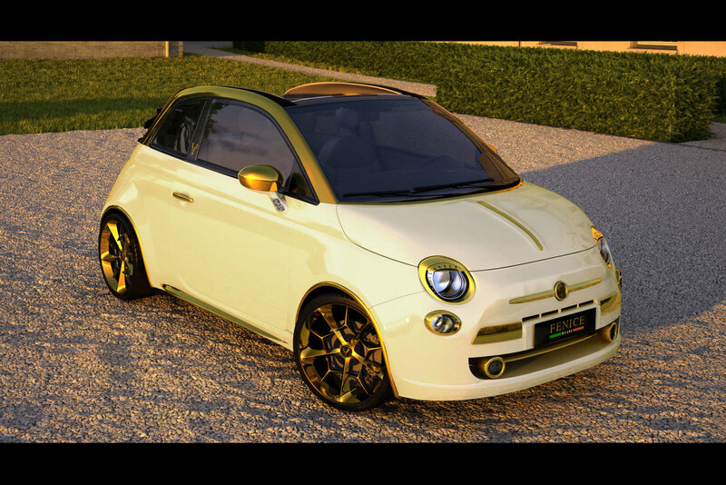 White and Gold Car