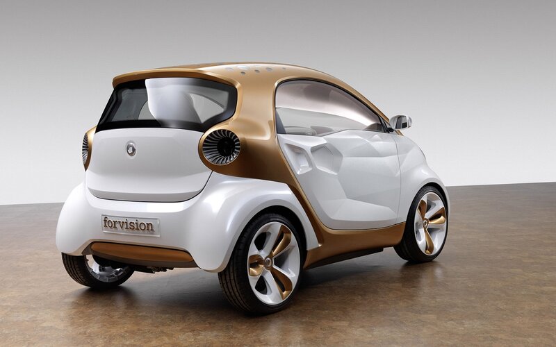 White and Gold Concept Car — Neutral, Photograph