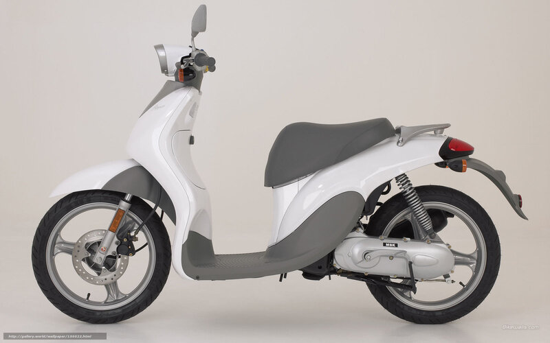 White and Gray Scooter — Neutral