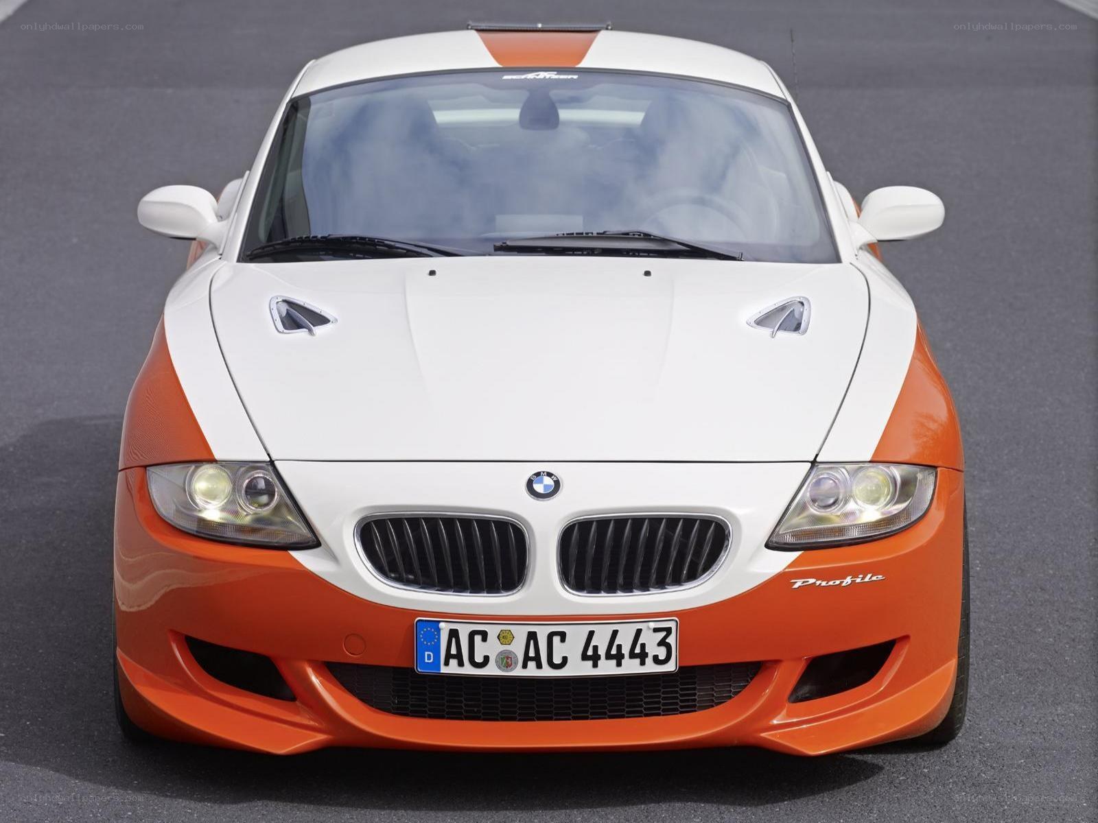 white and orange BMW Z4