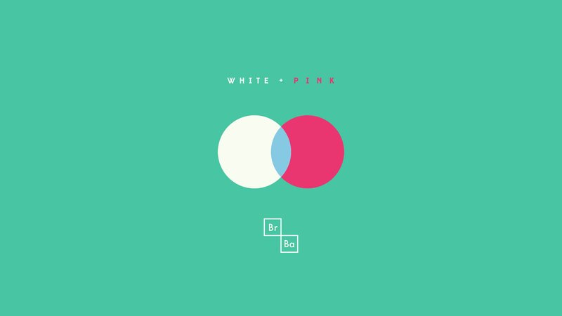 White and Pink Circles