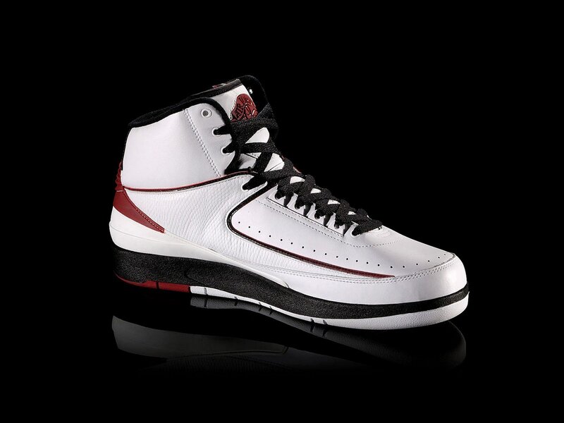 white and red basketball shoe