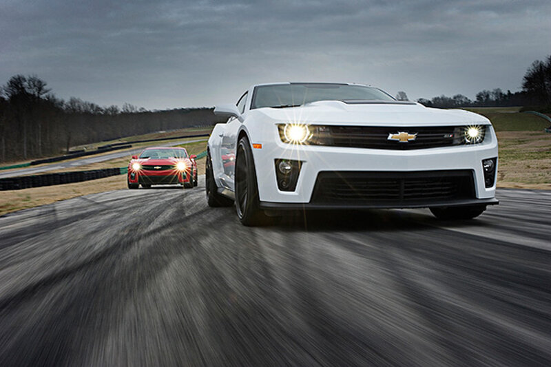 White and Red Cars