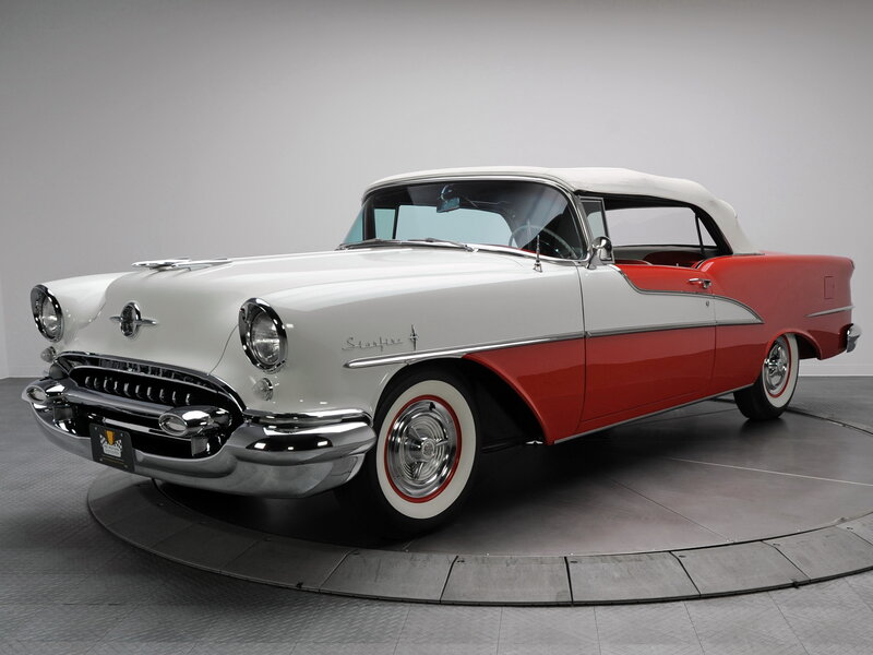 White and Red Convertible