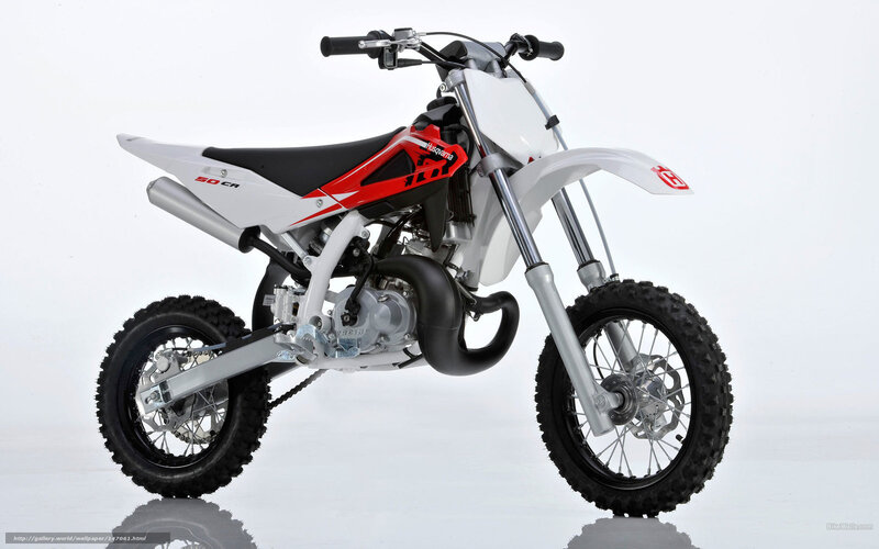 White and Red Dirt Bike — Neutral, Photograph, Motorcycle, Handlebars