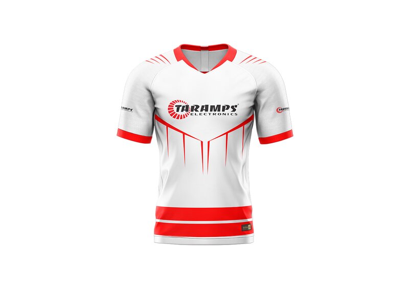 White and Red Jersey