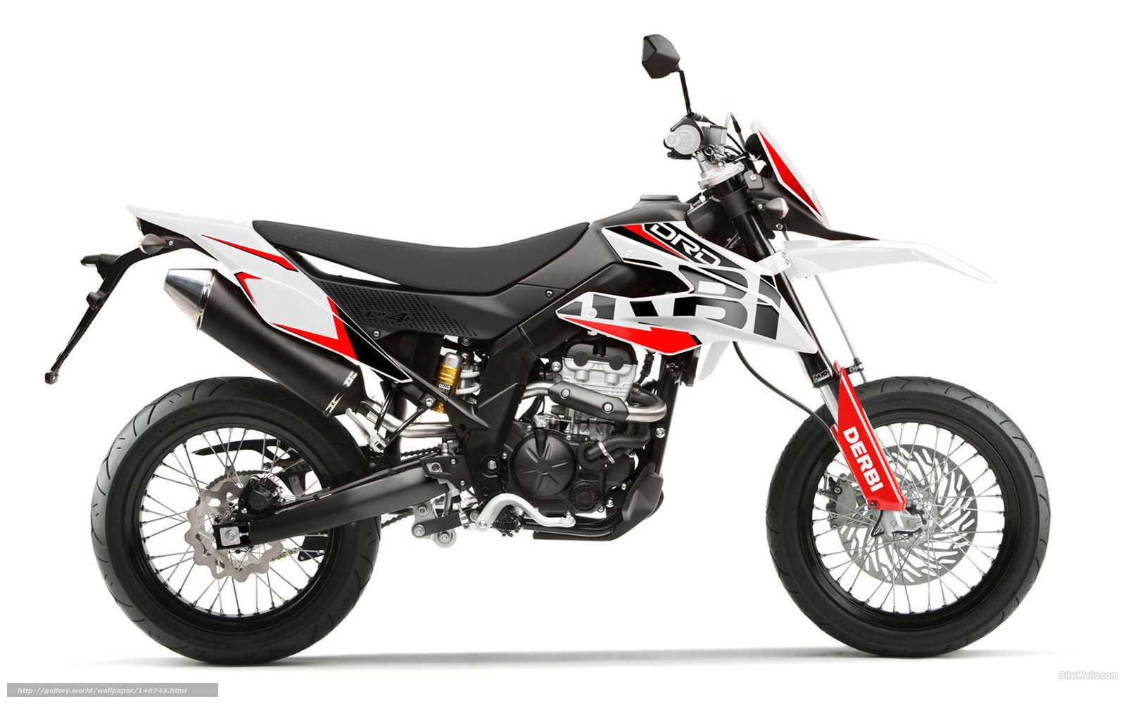 white and red motorcycle