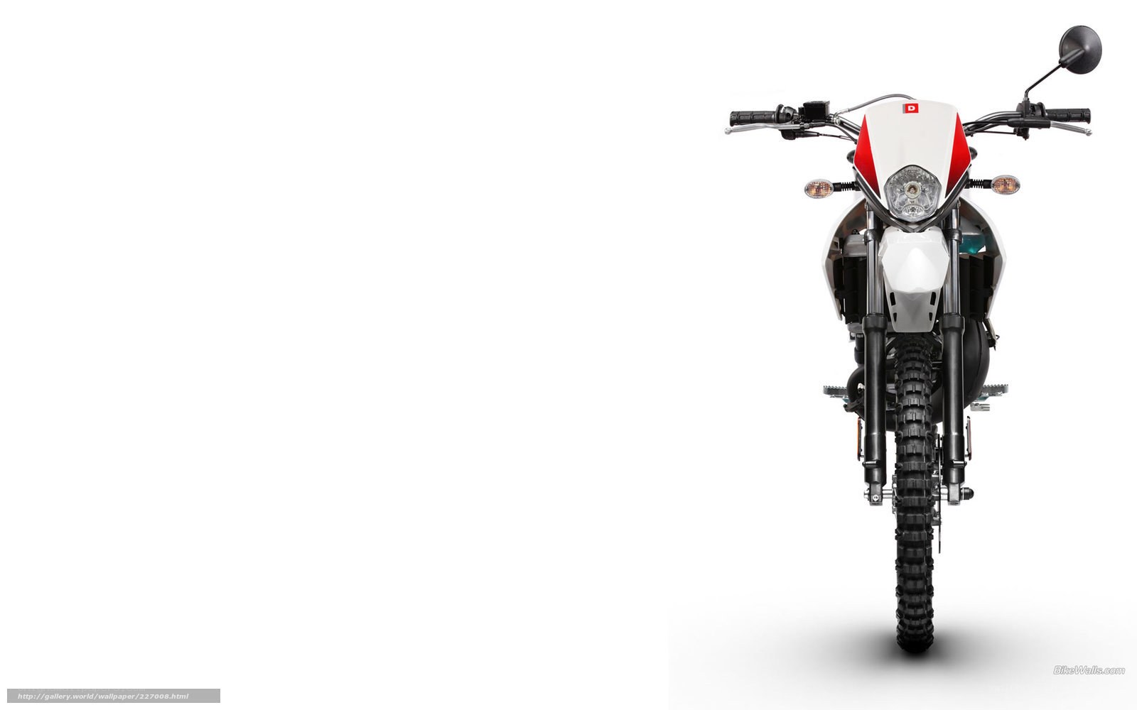 white and red motorcycle