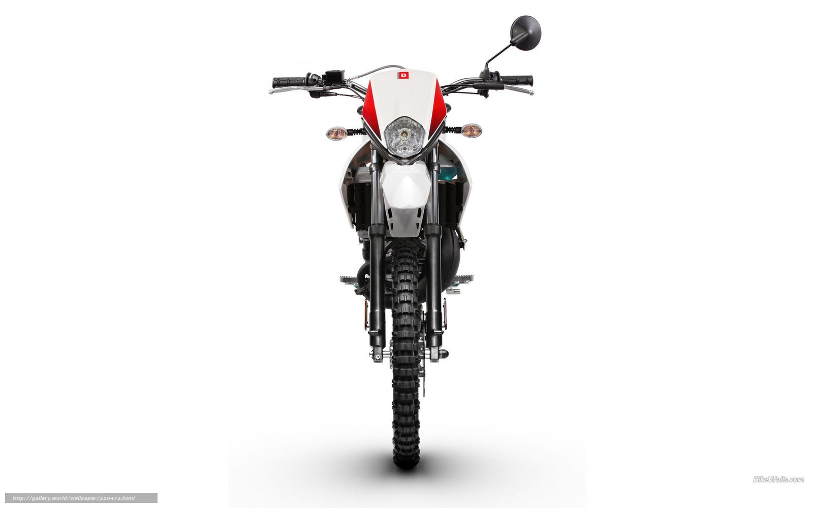 white and red motorcycle