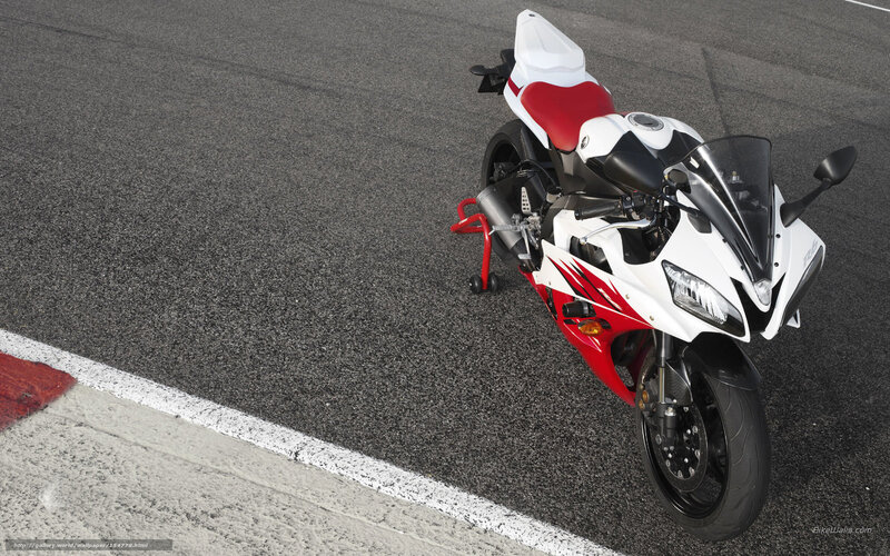 White and Red Motorcycle — Calm