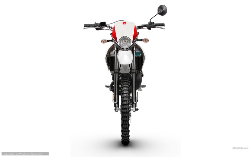 White and Red Motorcycle — Neutral, Photograph, Handlebars, Headlight