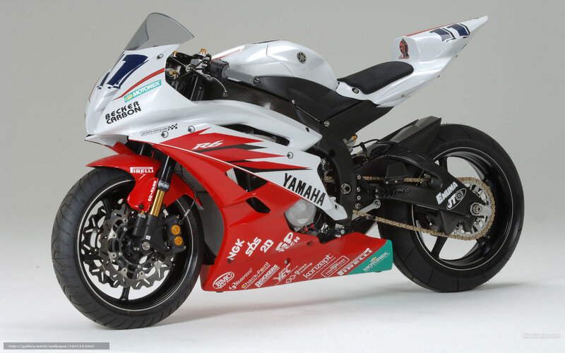 White and Red Motorcycle — Neutral, Photograph, Racing Bike