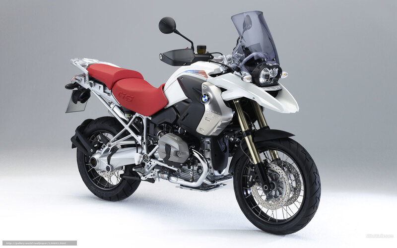 White and Red Motorcycle — Neutral, Photograph