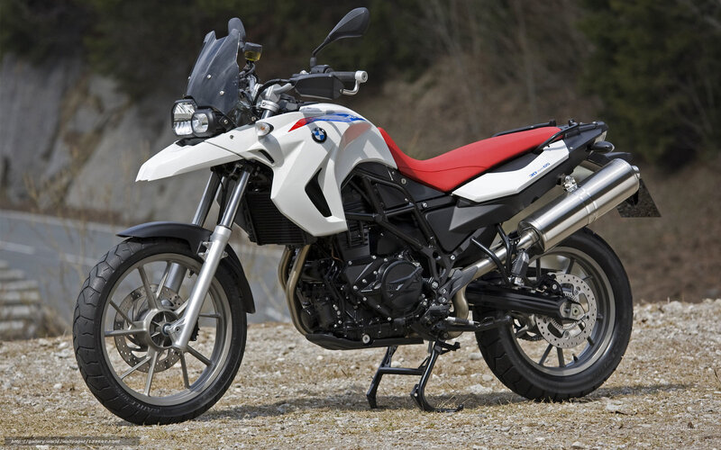 White and Red Motorcycle — Outdoor