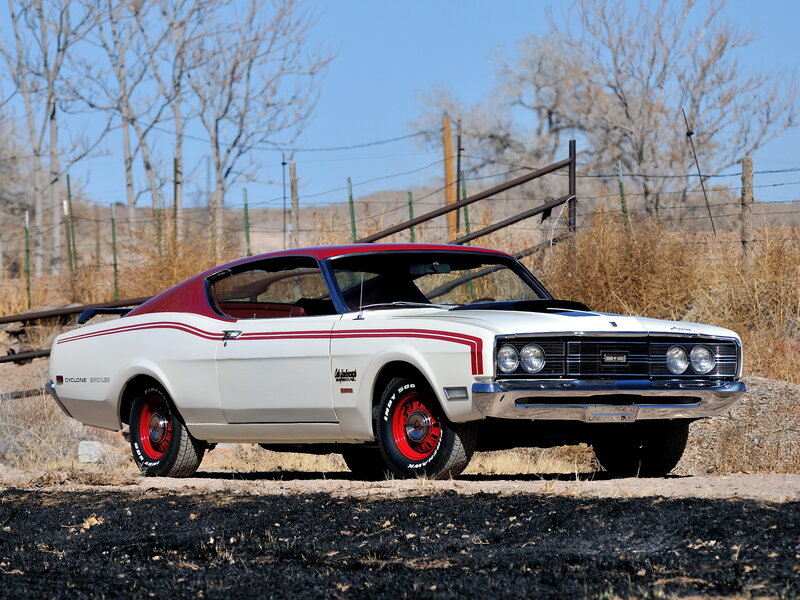 White and Red Muscle Car — Serene