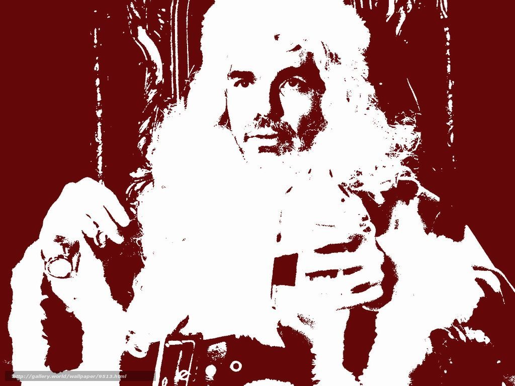 white and red portrait of man