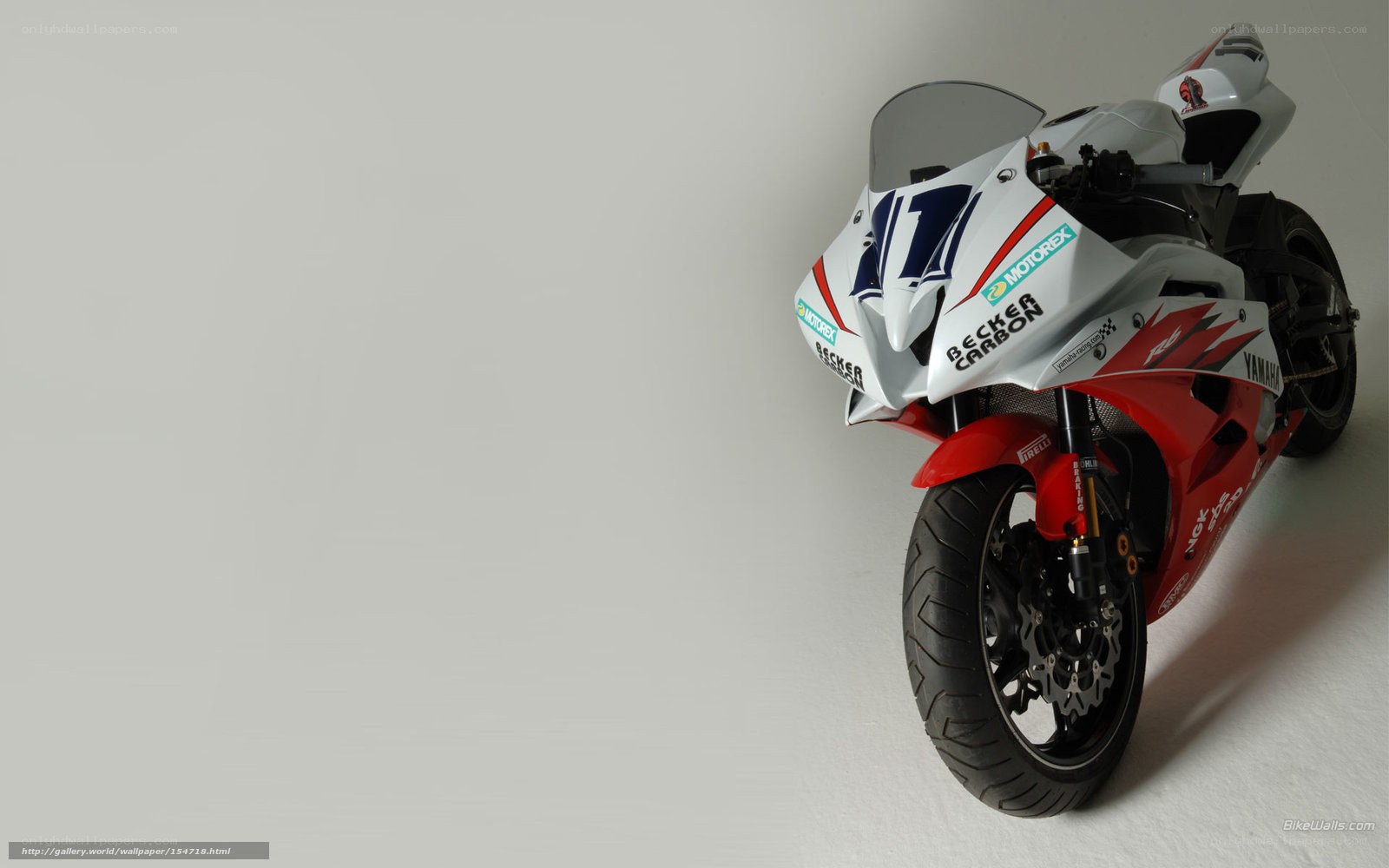 white and red racing motorcycle