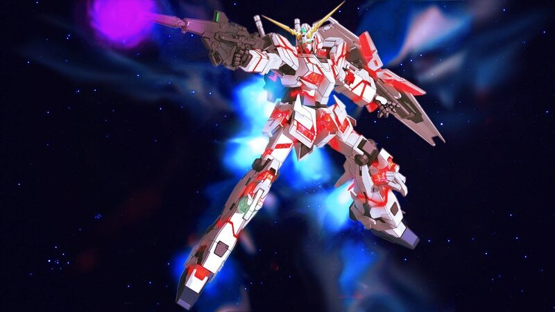 White and Red Robot — Dramatic, Night