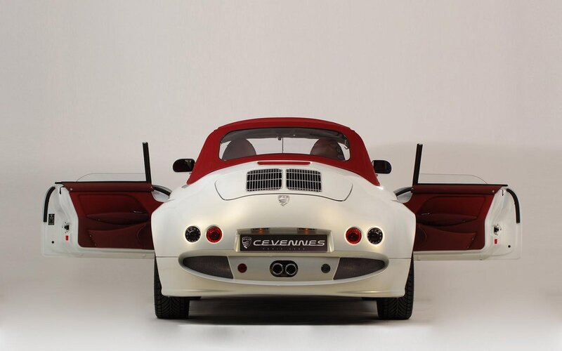 White and Red Sports Car — Neutral