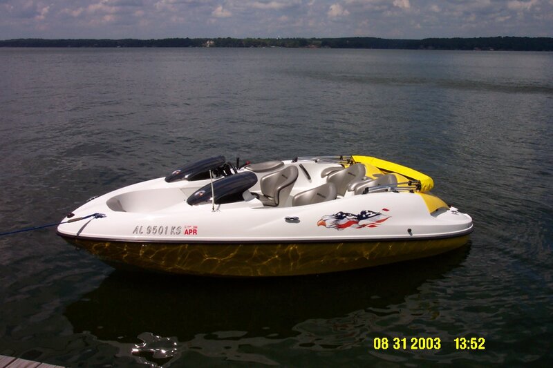 White and Yellow Boat