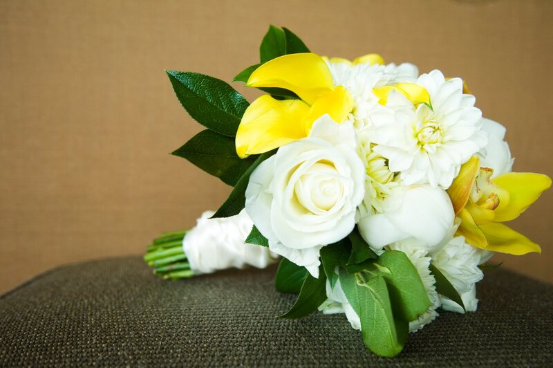 White and Yellow Flower Bouquet
