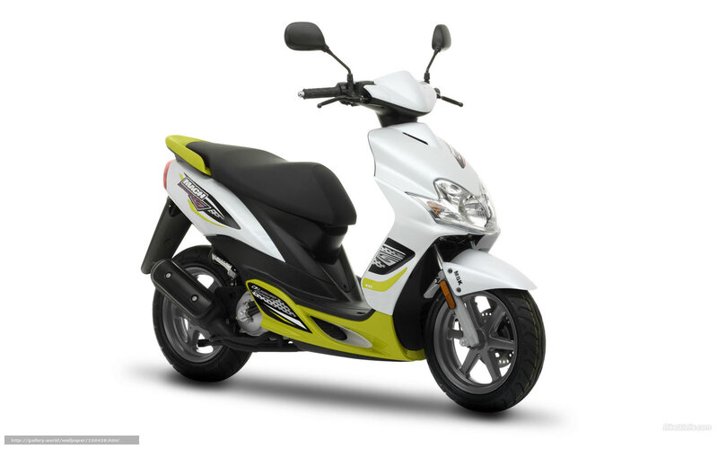 White and Yellow Scooter — Neutral
