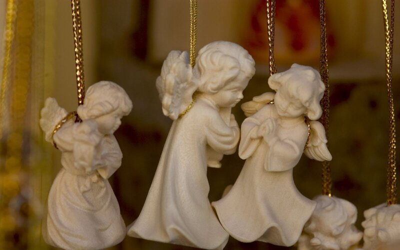 White Angel Figurines — Serene