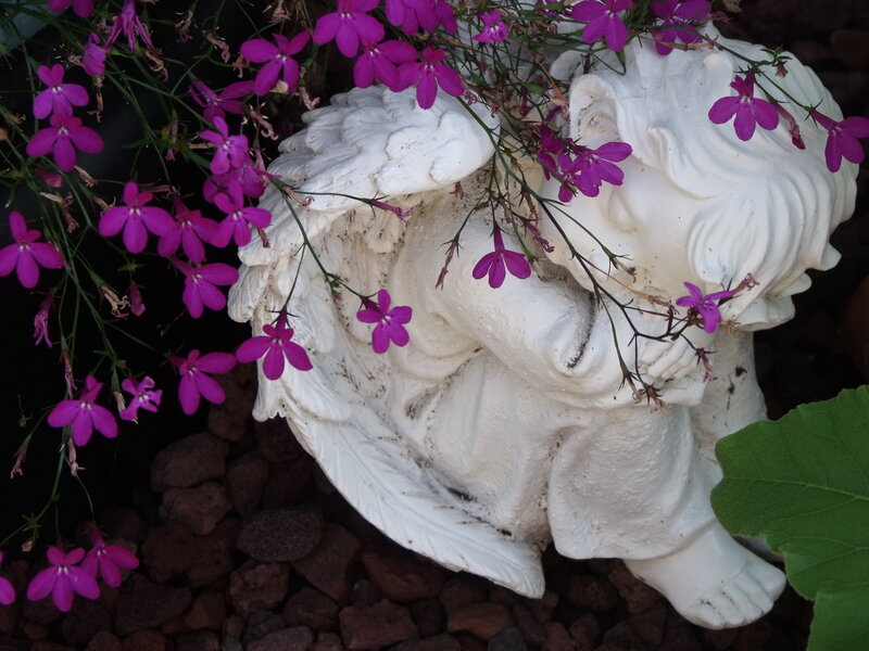 White Angel Statue — Serene, Photograph
