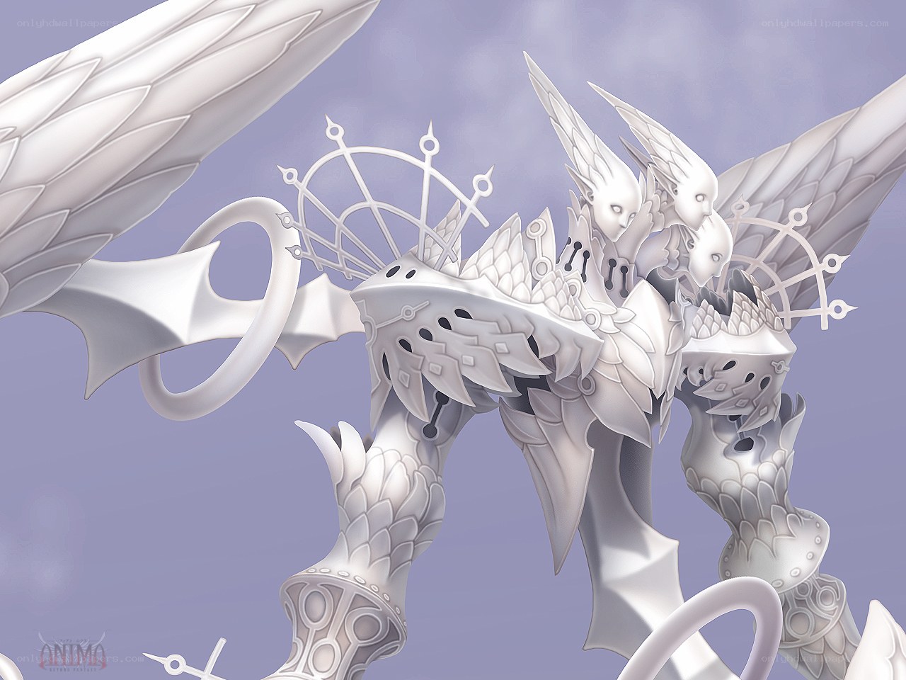 White Angelic Figure