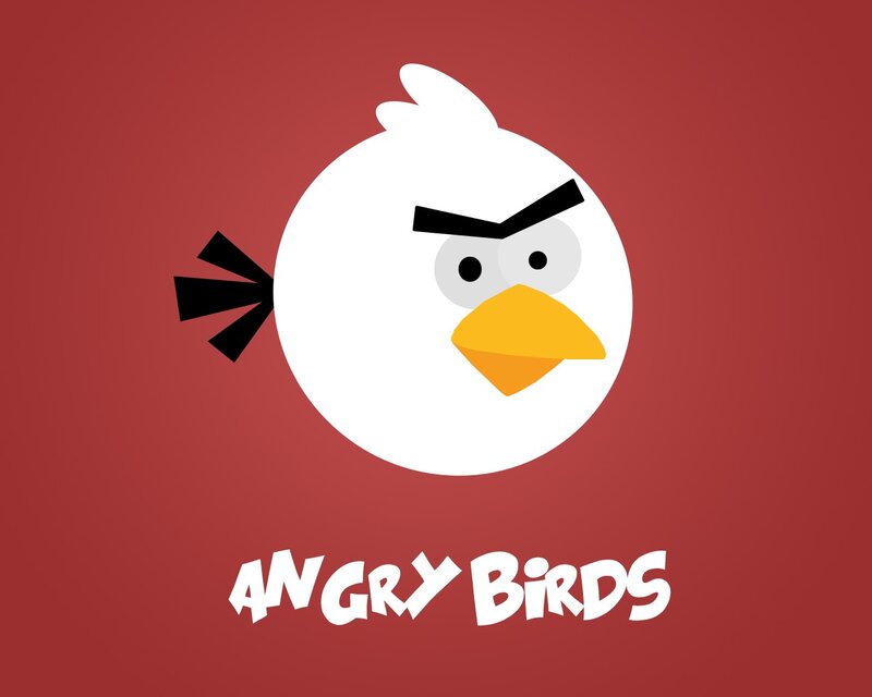 White Angry Bird