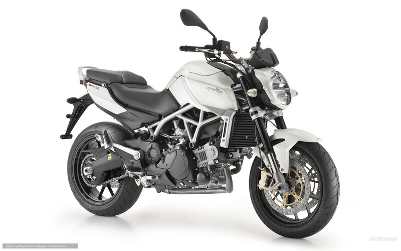 white aprilia motorcycle