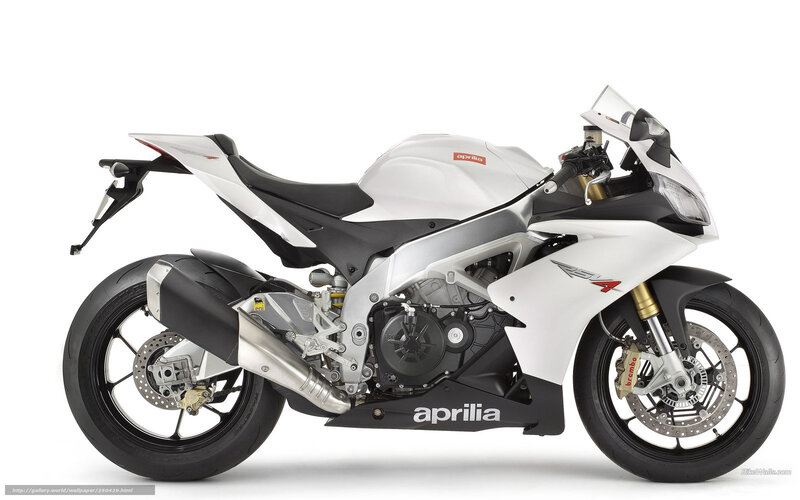 white aprilia rsv4 motorcycle