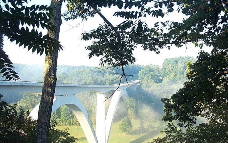 White Arch Bridge — Green