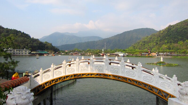 White Arched Bridge — Serene