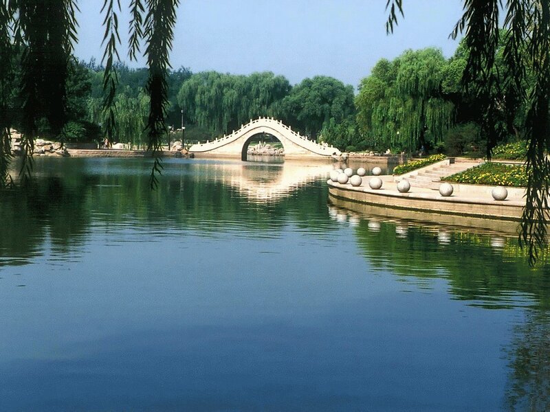 White Arched Bridge